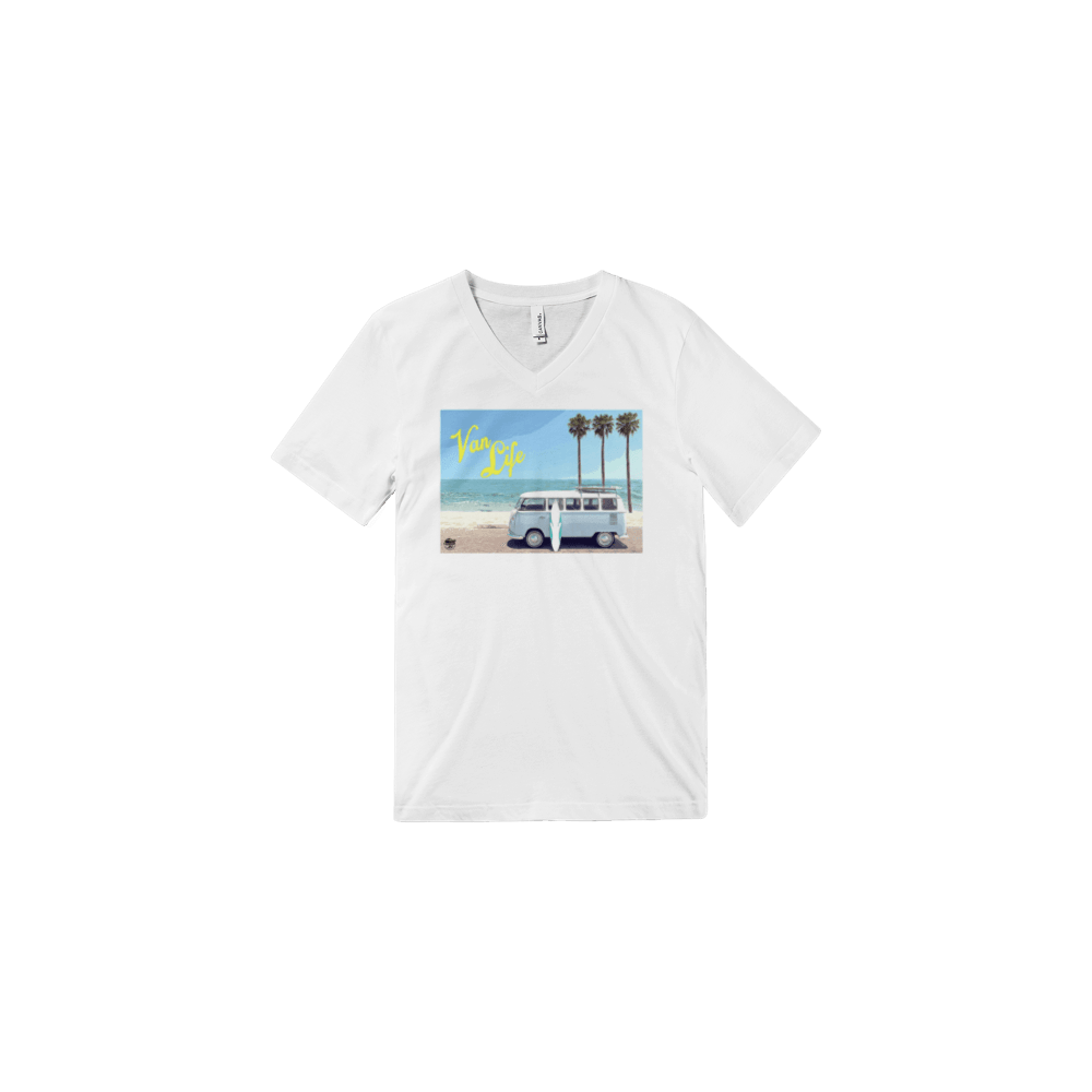 VW 'Van Life' Campervan - Unisex Crewneck T-shirt - Fueled.art